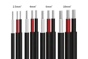 Qianli Power Station Solar Panel Cable DC Solar PV XLPO Tinned Copper Wire 1.5MM-35MM Sizes with XLPE Insulation