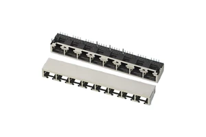 GLGNET 1 Port Multi port 8P8C POE Rj45 Modular Jack 5G 10G POE+ RJ45 Pcb Jack 10 Pin Female Connector Connecteur Rj45 Connector
