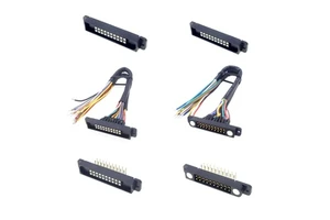 2.54MM Pitch 2x10 Male Female Mount Holes PCB Spring Loaded 2.0A 36V DC 20 PIN Magnetic Pogo Pin Connector