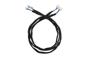 OEM/ODM Hongjixin PH2.0mm 1*8Pin Connector PH1.25mm (1*4Pin)*2 UL1007 26AWG Shielded Flame Resistant Wire Harness Cable Robot 1