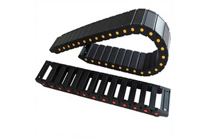TEZ25 Series RUIAO Brand CE/ROHS Certified A-NYLON P66 Material Factory Supply Bridge Enclosed Flexible Energy Chain for