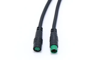 Julet Higo M6/M7/M8/M12 IP68 Waterproof Brass Contact Nylon Housing 2-6 Pin Male/Female 120V Connector Harness for Motorcycles