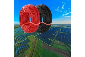 Double Core XLPE Insulated Low Voltage Solar Cable 1.5mm Cross Section Weatherproof for Outdoor Solar Energy Installations
