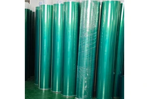 50mmx0.05mmx66M Green PET Polyester Tape High Temp Tape For Wiring Harness Transformers And Motors