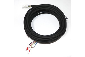 Drag Chain Servo Motor Power Cable Assembly Flex Shielded Wire Harness with Connector, Oil Resistant for Industrial Automation