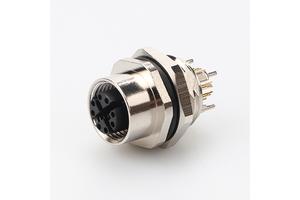 Industrial Automation M12 Copper IP67 Waterproof Panel Connector 8 Pin Quick Assembly Automotive Wire Harness 12V