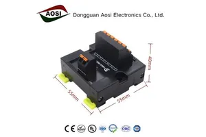 1IN 6 Out Automotive 10A Copper Wiring Distribution Terminal Module Feed Power Distribution Splitter Efficient PLC Wiring Board