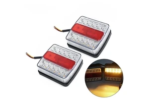 LED Trailer Towing Light Kit 12V/24V Magnetic 24ft Cable 7 Pin Plug IP68 Waterproof CE Approved for All Trailers New Condition