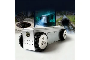 High-Tensile Wear-Resistant Cable 100mm Diameter Pipe Inspection Crawler Robot