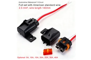 Customized OEM/ODM Cable Motorcycle Electronic Wiring Harness IP67 Waterproof Fuse Box Automotive PBT/PVC 24V 5A-40A