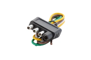 24V Offroad Camper Trailer Wire Harness Assembly Kit New 4-Way Flat Connector Tin-Plated Trailers Trailer Parts Accessories