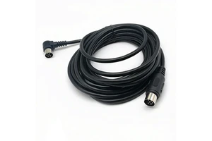 Factory OEM Electronic MIDI Audio Cable PVC Jacket Big DIN 6P Male to Female Guitar Cable HONSHI CM-DIN06VR5000B01