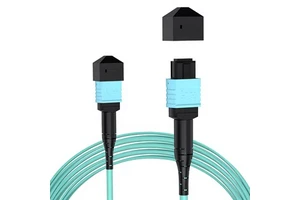 VANDESAIL MPO 12 Core OM3 Multimode Fiber Patch Cable 6m MTP Compatible For QSFP Transceiver Network China