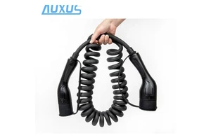 Factory Direct Spiral Type 2 to Type 2 EV Charging Cable 32A 1 Phase