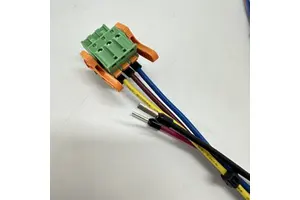 SHANYOU Electronic Engineering Machinery Wiring Harness PTFE Insulated PVC Jacketed Tinned Copper Conductor 12V 1 Meter Length