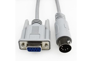 Durable DB9 RS232 Connector Wire Harness with Front Screw Lock for Industrial Equipment | Custom Cable Cable Assembly