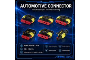 282080-1/282090-1 Reelhon 1/2/3/4/5/6Pin Female 1.8mm Waterproof Auto Connector Wire Harness Cable Electric Terminal
