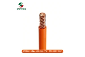 UL1330 FEP Insulated Renewable Energy Wire 200C 600V Wire for Solar Wind and Geothermal Energy Systems