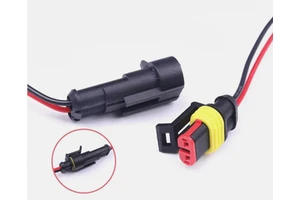 Superior AMP 1.5 Waterproof Automotive Electrical Connector Male/Female DJ7021 Cable Custom Wiring Harness