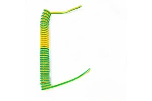 Customized Spiral Cable Manufacturer Multicore Flexible PVC PUR Jacket Curly Coil Retractable Cables Spiral Coiled Power Cable