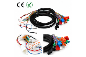 Dimmable HID Headlight Wiring Harness and Adapter Extension Wire Harness for Custom Lighting and Retrofit Projects