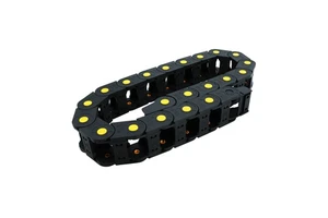 HLTNC 25*38 R100 Bridge Type Semi-enclosed Enclosure Machine Tool Drag Chain Chain Cable Nylon Flexible Cable Drag Chain for Cnc