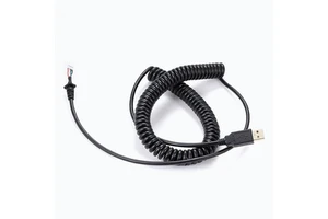 Custom Copper 22 AWG 300V Industrial Auto Building PVC TPE PE Spring Cables Retractable Glossy/Matte Finish Spiral Cables