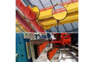 Travelling Overhead Crane Insulated Copper Seamless Busbar System Conductor Rails APAX CRANE Brand 2 Years Warranty