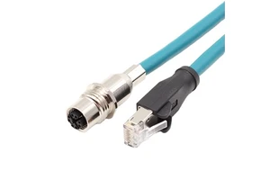 M12 Connector 8pin a Code to RJ45 Ethernet Connector Profinet Cable CAT5e Industrial Ethernet Ethercat