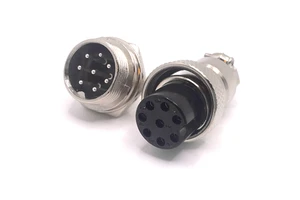 Supply 8-Pin Male Panel Mount Socket and Female Cable Plug Aviation Connectors GX16 Product Category Circular Connectors