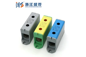 SAL5-240 CZLS Spring Nickel-Plated Copper Universal Terminal Electrical Cable Connector For Industrial Use Din Rail Mounting