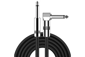 Braided Guitar Patch Cable Pure Copper Conductor High Quality for Microphone/Speaker Bass Pedal Instrument Use