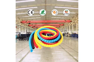 High Quality Spiral Sleeve Spiral Packaging Belt Cable Protective Sleeve Hose Plastic Protective Spiral Sleeve
