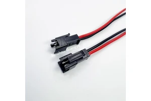 Custom SM2.54 2 3 4 5 6pin SM Male & female Led Connector 2pin/3pin/4pin/5pin 6pin Wire cable pigtail Plug Total length