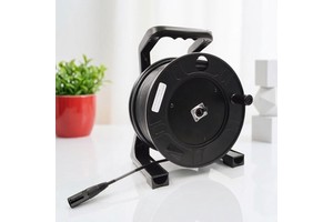 100m SFTP CAT6a Shielded LAN Cable Extension Cord Reel For Live Applications