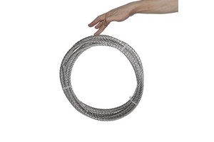 7x7 EN Standard Galvanized Steel Cable Wire Rope for Elevators with Cutting Service-10mm Hot Dipped