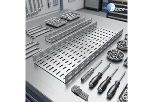 PreCut Easy Assemble Steel Wire Mesh Ladder Type Ventilated Trunking Cable Tray System Low Cost Solution Electrical Projects