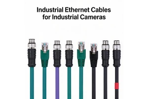 8 Pin M12-X RJ-45 3M SF/UTP Cat 5e Cat 6A Network Cable Communication Cables
