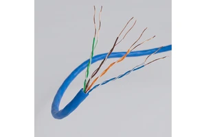 ST Cat5 UTP Ethernet Cable 4 Pairs 0.45mm Pure Copper LAN Cable 305M Blue Heat Resistant