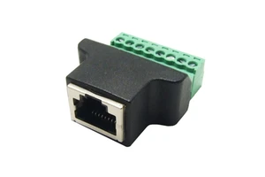 #35204 RJ45 socket to 8pin terminal RJ45 To 8pin Terminal