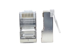Shielded RJ 45 8 Pin Cat 5 Jack Ethernet Gold Plated Network STP FTP 8P8C Cat5e RJ45 Connector Modular Plug