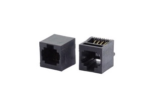 Customized Shielded Ethernet RJ45 Connector PCB 1 Port 8P8C Modular Network Connector with Gold Plating 1.5A 125VAC