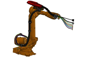 CNGBS Robotic Cable Dress Pack Bending Resistance Pipeline Package for KUKA for YASKAWA FANUC Robots Protecting Bearings