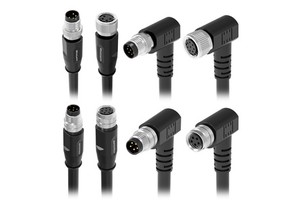 M8 Molded Cable Connectors a/b Code 2/3/4/5/6/8 Pins Waterproof IP68 Circular Connectors with PVC Cable 1m