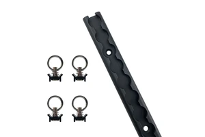 4ft Aluminum L Track Tie Down System Fit for Trailer Vans Trucks Motorcycles ATV UTV