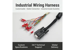 D-SUB High Wiring Industrial Control Harness DB9 Male\Female Adapter with PVC Insulation and Copper Conductor Connector Cable