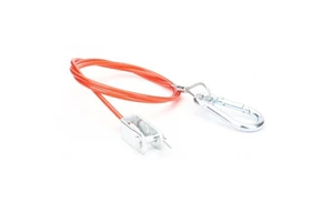 Breakaway Cable Brake Cable Safety Rope for Trailer with Fork and Bolt 1050 mm