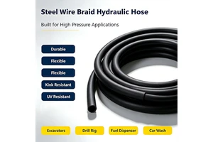 Top Sale Super Quality High Pressure Resistant Oil Sae100 R1at One Steel Wire Braided Rubber Hydraulic Hose