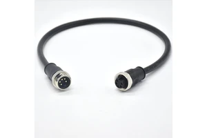 Westsam 7/8 Connector 5 Pin Shielded Unshielded Straight Angled Male Female Plug With Wire Harness PVC IP67 Waterproof Connector