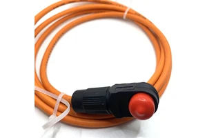 High Current 6MM 60A High Voltage Energy Storage Connector Plug with 10mm2 Cable for Battery